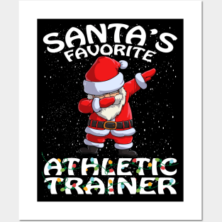 Santas Favorite Athletic Trainer Christmas Posters and Art